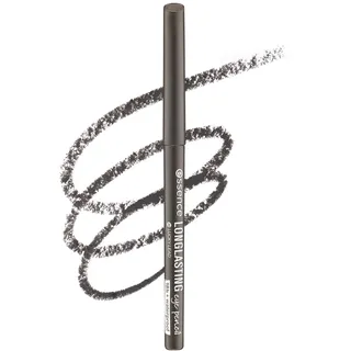 essence LONG-LASTING eye pencil 20 lucky lead – Drehbarer Kajalstift mit intensiver Farbagabe – Vegane Kosmetik – Wasserfest, Langanhaltend & ohne Parfum
