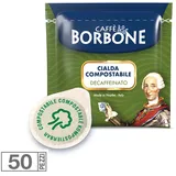 50 Kaffeepads Caffe' Borbone Blend Grün Ese 44 MM Dek Portionen Entkoffeiniert