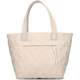 Zwei Cleo Shopper Tasche 42 cm weiss