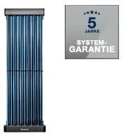 Buderus Logaplus Paket S82, 10x Vakuumkollektor SKR10 Aufdach-Montage, WW-Speicher HS1000-W, WW-Speicher SM200, Weiß 7739606380