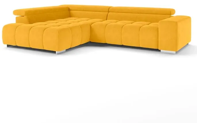 COTTA Ecksofa Orion Stoff Gelb Mustard