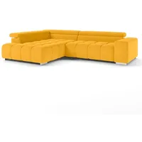 COTTA Ecksofa Orion Stoff Gelb Mustard