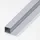 Alfer Quadratrohr 1 m 23,5 x 45,5 x 1,5 mm Alu roh blank