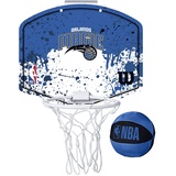 Wilson Mini-Basketballkorb NBA Team MINI HOOP, Orlando Magic Kunststoff