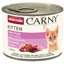 Animonda Carny Kitten 200g Dose Katzennassfutter 24 x 200 Gramm Baby Pate