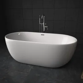 Tronitechnik SIFNOS freistehende Badewanne 170 x 80 x 58 cm (195 l)