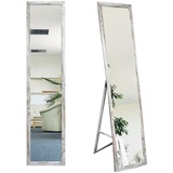 BD ART Stand-Ankleidespiegel Rustikale Kie 156x36 cm Standspiegel Garderobe Zeit