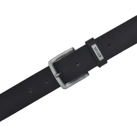 Mustang Herrengürtel Leder 3,5 cm schwarz 105