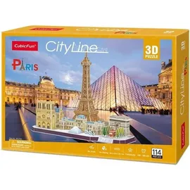 Cubic Fun Cubicfun 3D Puzzle City Line Paris