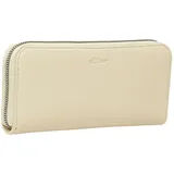 s.Oliver Geldbörse Zip Around Wallet Damen Portemonnaie braun beige