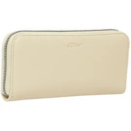 s.Oliver Geldbörse Zip Around Wallet Damen Portemonnaie braun beige