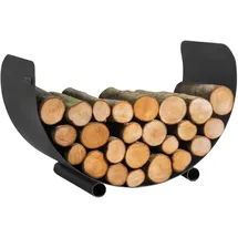 bene on fire crafted for fire, made for moments Kaminholzregal Ohio Metall 70 cm Schwarz