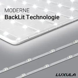 LUXULA LED-Panel 40 W eckig weiß