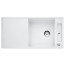 Blanco Axia III XL 6 S-F weiß + Excenterbetätigung + InFino + Holzschneidbrett