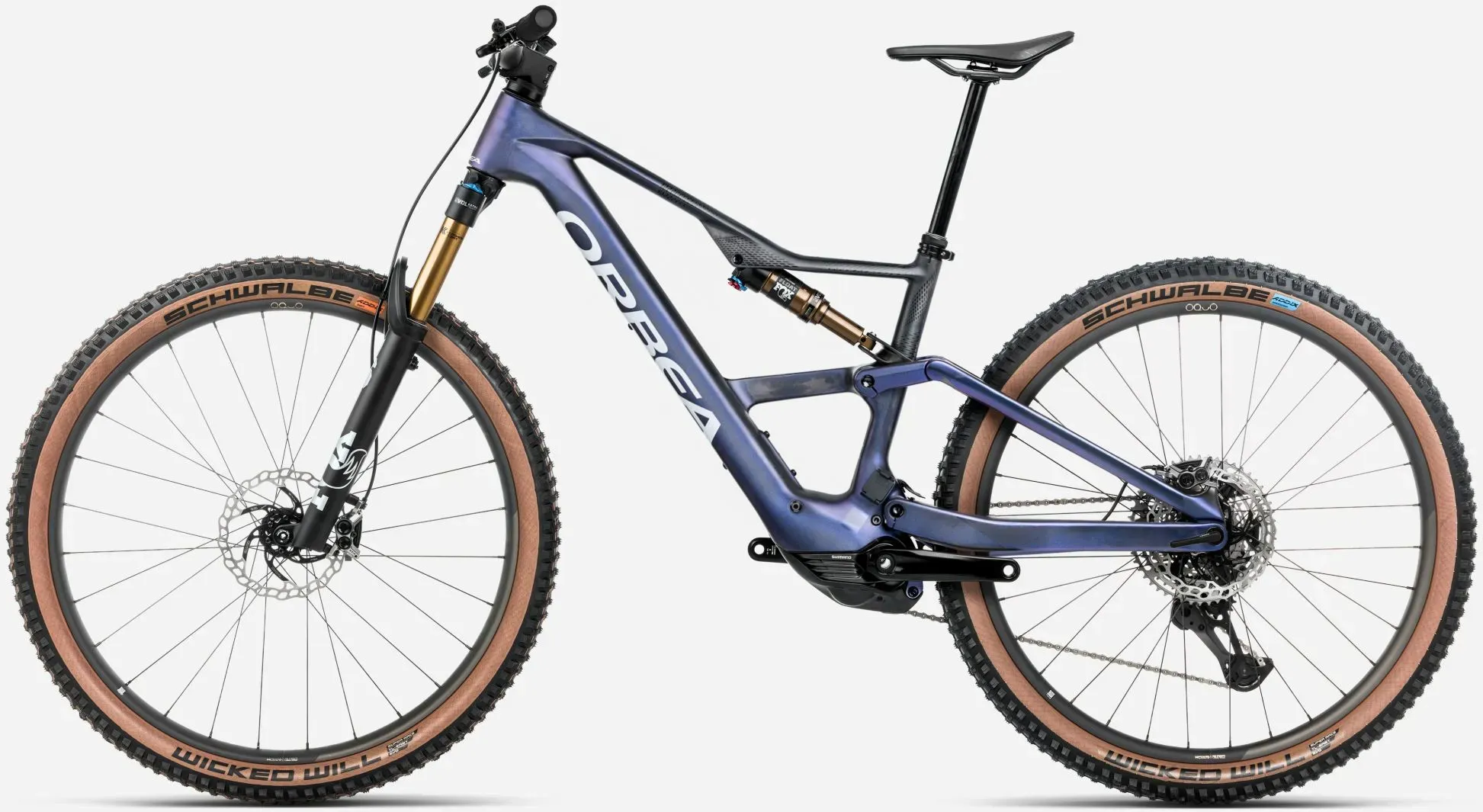 Orbea RISE SL M-LTD 630W 2026 - Tanzanite - Carbon Raw (Matt) - M
