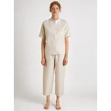 CALIDA Linen Nights Capri-Pyjama, Leinenanteil, für Damen, ETHEREA TAUPE, L