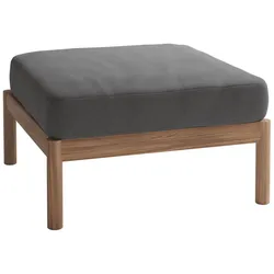 Fritz Hansen - Skagerak Tradition Outdoor Pouf, Teak / charcoal