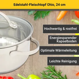 Krüger Ohio Fleischtopf 24 cm