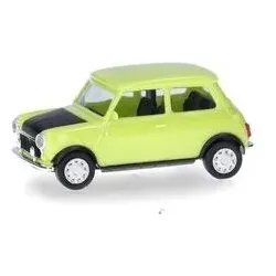 HERPA 421140 1:87 Mini Mayfair Rechtslenker mit 2 Zusatzscheinwerfern und zweiteiligem Grill, hellgrün