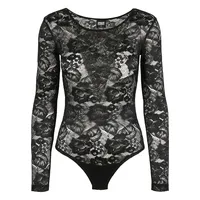 URBAN CLASSICS Langarmbody Schwarz L