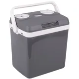 Vaiko Vaiko® Kühlbox 12V 230V Camping, Kühlschrank Thermoelektrische Warmhaltebox – Grau