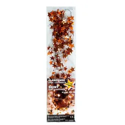 LED Sternen Lichterkette 1m in Gold oder Kupfer kupfer
