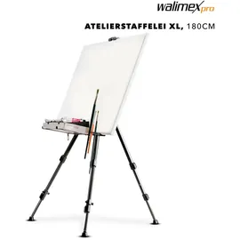 Walimex Atelierstaffelei XL 60-180 cm Aluminium 180 cm Schwarz