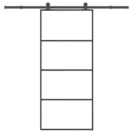 vidaXL Schiebetür rechts 90 x 205 cm grau
