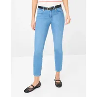 Brax Damen Röhrenjeans Style SHAKIRA S USED REGULAR BLUE, denim blau, Gr. 38