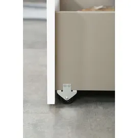 Rauch Stauraumbett RAUCH "Aditio", weiß, B:146cm H:50cm L:208cm, Betten, Stauraumbett, ohne Kopfteil, inklusive Schubkästen