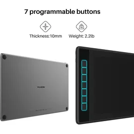 Huion Kamvas Pro 13 2.5K Grafiktablett Silber 5080 lpi 286,5 x 179 mm USB (Pro 13 2.5K)