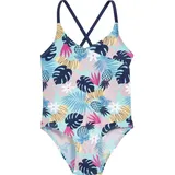Playshoes Badeanzug Blumen Blau 98/104