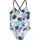 Playshoes Badeanzug Blumen Blau 98/104