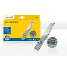 Schellenberg Unterputz-Gurtwickler mit Abdeckplatte in Metalloptik