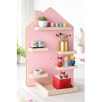 Sternfeld Tonie Regal Holz – Rosa 43x28 cm Wandregal Kinder