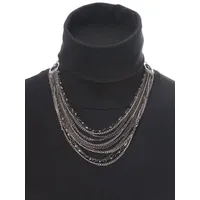 COLLEZIONE ALESSANDRO Kurze Kette " London " in silberfarbig | Gr.: onesize