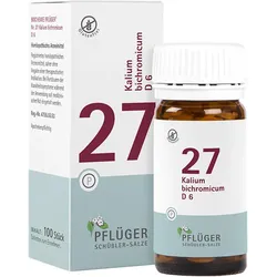Schüßler-Salze Biochemie Pflüger 27 Kalium bichromic.D 6 Tbl.