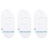 Stance Icon No Show 3 Pack Sneakersocken Weiß 43-47