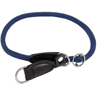 lionto Hundehalsband Retrieverhalsband Dressurhalsband, Länge 45 cm, blau