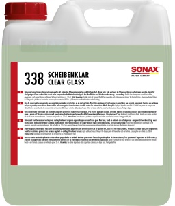 SONAX Scheibenreiniger Scheibenklar, Reiniger für Fahrzeugscheiben und Scheinwerfern, 10 Liter - Kanister