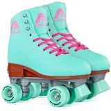 Apollo Disco Roller | Classic Roller | Rollschuhe für Kinder und Erwachsene türkis|orchideenpink 35/38
