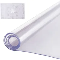 VEVOR Kunststoff-Tischdecke, 42 x 60 Zoll, 2,0 mm dick, transparenter Tischschutz, rechteckige PVC-Schreibtischunterlage, wasserdichte und leicht zu reinigende Schreibtischunterlage, Tischdecke, für Büro, Kommode, Esszimmertisch, Nachttisch