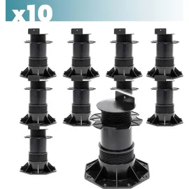 XPOtool Stelzlager 19 x 19 cm schwarz