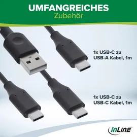 InLine USB-C Switch, bidirektionaler Umschalter, 8K, 10Gb/s, 100W