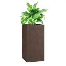 Blumfeldt Solid Grow Rust Pflanzgefäß 40 x 80 x 40 cm Fibreclay rostfarben - Blumfeldt