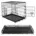 Hundetransportbox Faltbar 70 Schwarz
