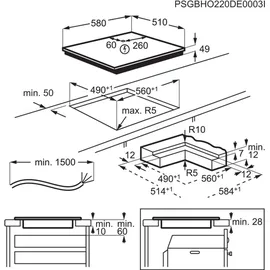 AEG TI64IB1BIZ Induktionskochfeld Autark (949 598 362)