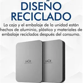 LaCie Mobile Drive Moon 1 TB USB 3.0 Silber STLP1000400