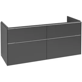 Villeroy & Boch Waschbeckenunterschrank 4 Auszüge 127,2 x 57,9 x 46,2 cm Graphit