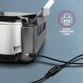 AXAGON USB-A auf USB-B 10 m Schwarz